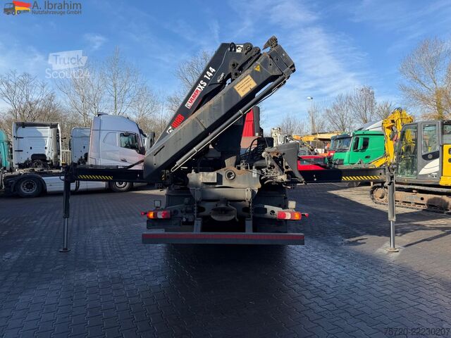 شاحنة مسطحة Mercedes-Benz Actros 2545 Kran HIAB 144 Retarder Lift-Lenkachse 6x2