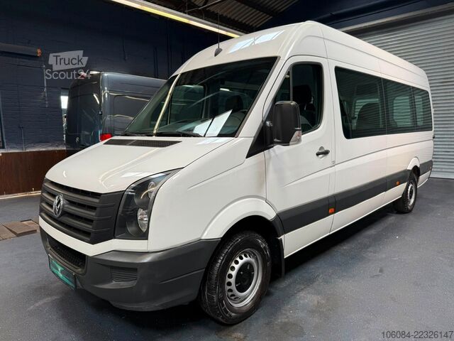 Mikroautobusas VOLKSWAGEN Crafter MAXI L3H2 6 Sitze Klima STHZ AHK 1.Hand