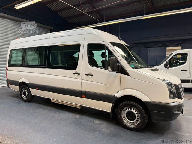 Mikroautobusas VOLKSWAGEN Crafter MAXI L3H2 6 Sitze Klima STHZ AHK 1.Hand