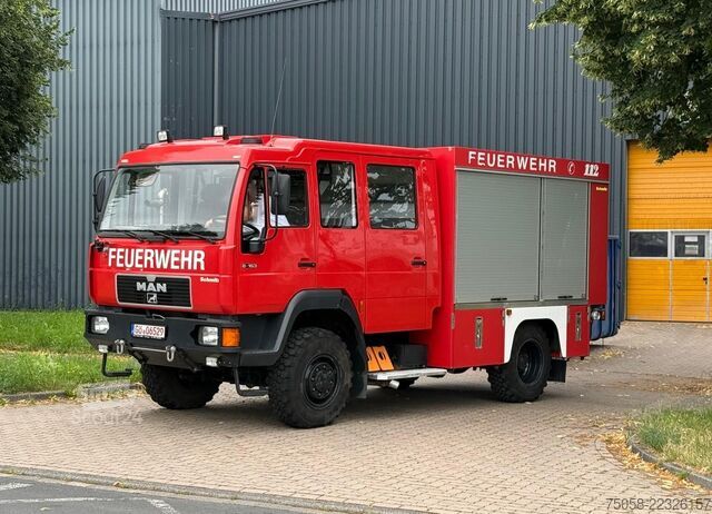 Cysterna samochodowa MAN 8.163 L2000 - Löschfahrzeug LF 8/6 - 4x4