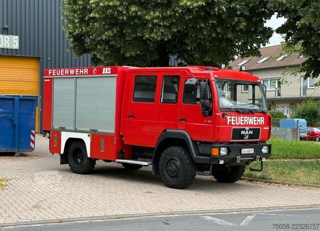Cysterna samochodowa MAN 8.163 L2000 - Löschfahrzeug LF 8/6 - 4x4