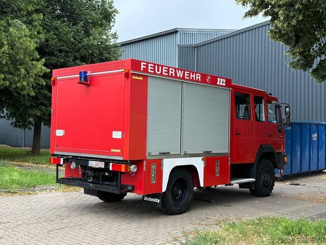 Cysterna samochodowa MAN 8.163 L2000 - Löschfahrzeug LF 8/6 - 4x4