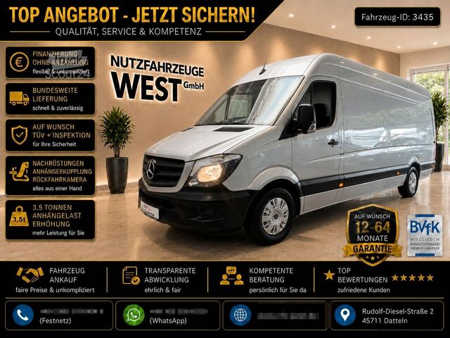 Bestelwagen met verhoogd dak MERCEDES-BENZ Sprinter 314/316 CDI Maxi*AHK=3.500Kg*Garantie*
