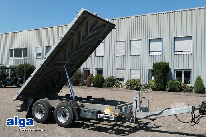 Matala lavetti perävaunu HUMBAUR HTK 754020, Verzinkt, Tandem, 4.200mm lang, LED