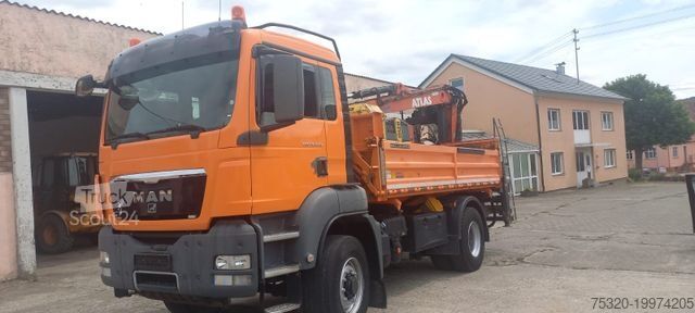 Kipper LKW MAN 18.440 AK  Ladekran