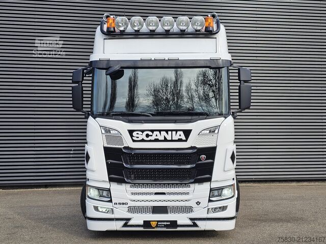 Standaard-SZM Scania R590 V8 / 6x2 BOOGIE / RETARDER / FULL AIR