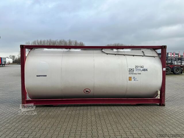 Conteneur-citerne CIMC tankcontainers 20FT ISO /  25.040L / L4BN / T12 / steam heatin...