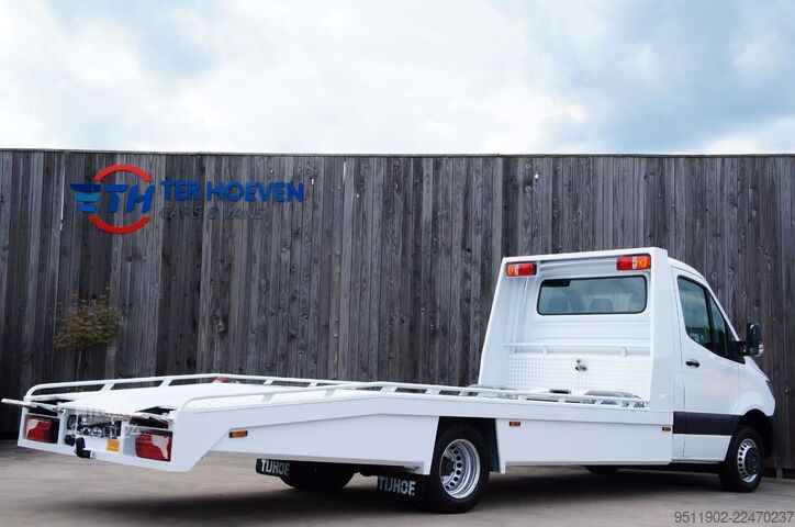 Autotransporter varevogn MERCEDES-BENZ Sprinter 516 CDi Tijhof El.Winde Automatik 120KW