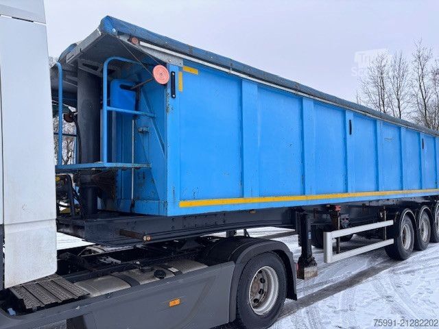 Billenős félpótkocsi  Stahlmuldenkipper für Schrotttransport