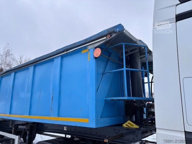 Billenős félpótkocsi  Stahlmuldenkipper für Schrotttransport