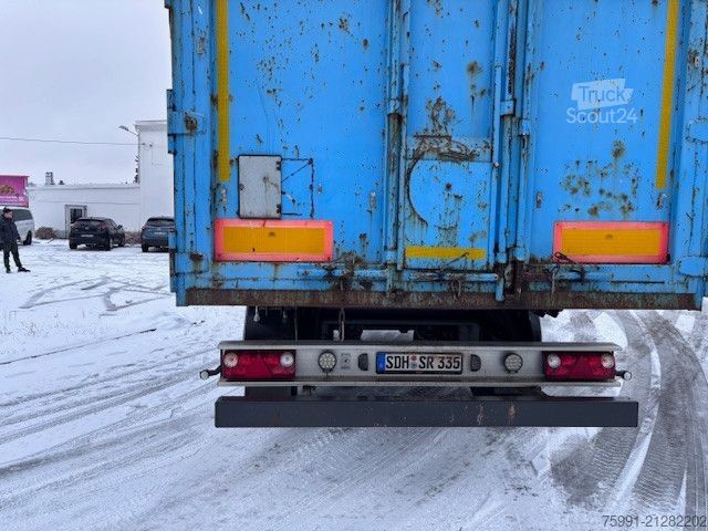 Billenős félpótkocsi  Stahlmuldenkipper für Schrotttransport