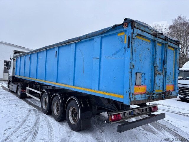 Billenős félpótkocsi  Stahlmuldenkipper für Schrotttransport