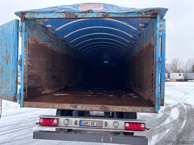 Billenős félpótkocsi  Stahlmuldenkipper für Schrotttransport