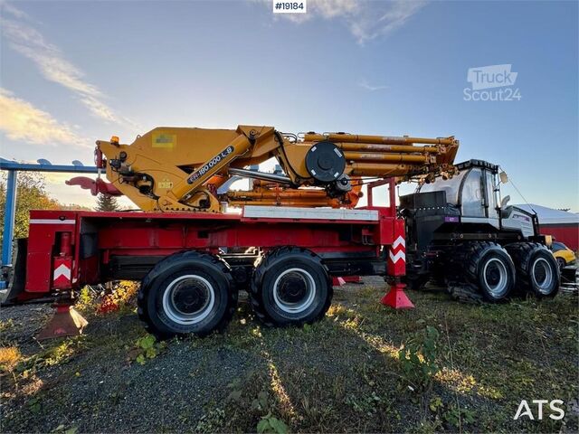 Kėlimo įrankis Logset 12F load carrier w/ World Power 180 T/M crane from