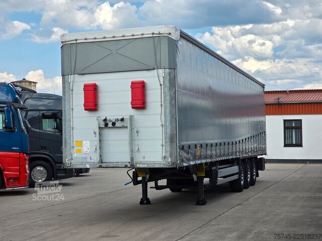 Semi-reboque aberto com lona SCHMITZ CARGOBULL SCB*S3 * PR.+PL. * PLANE UNBESCHRIFTET *