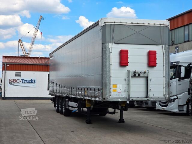 Semi-reboque aberto com lona SCHMITZ CARGOBULL SCB*S3 * PR.+PL. * PLANE UNBESCHRIFTET *