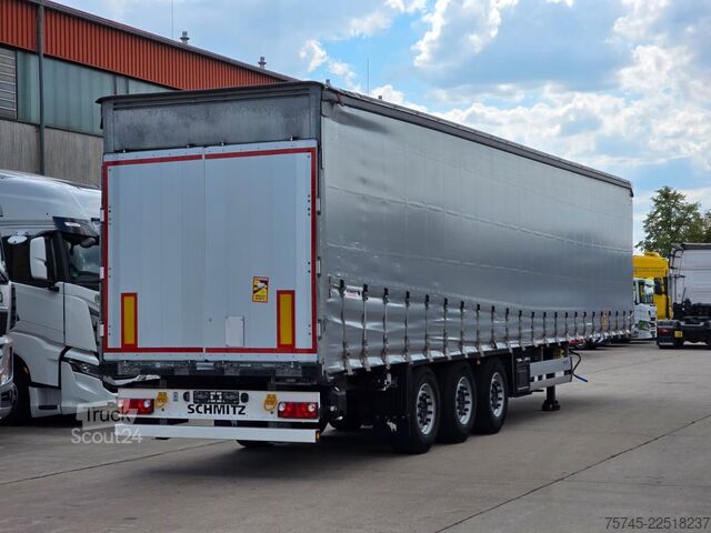 Semi-reboque aberto com lona SCHMITZ CARGOBULL SCB*S3 * PR.+PL. * PLANE UNBESCHRIFTET *