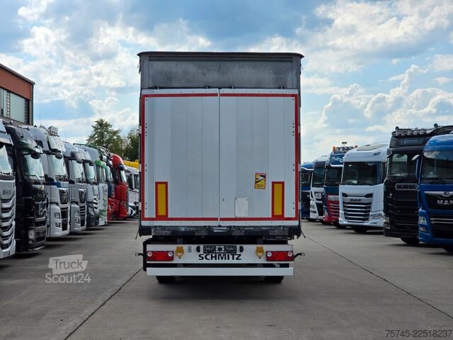 Semi-reboque aberto com lona SCHMITZ CARGOBULL SCB*S3 * PR.+PL. * PLANE UNBESCHRIFTET *