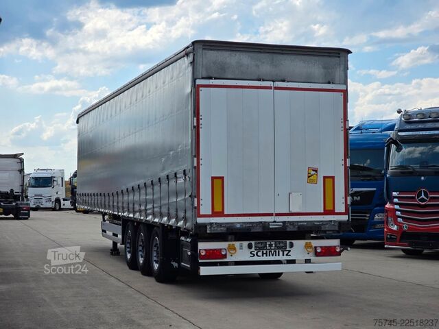 Semi-reboque aberto com lona SCHMITZ CARGOBULL SCB*S3 * PR.+PL. * PLANE UNBESCHRIFTET *