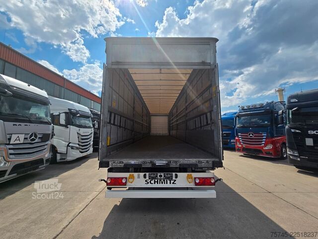 Semi-reboque aberto com lona SCHMITZ CARGOBULL SCB*S3 * PR.+PL. * PLANE UNBESCHRIFTET *