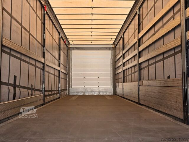 Semi-reboque aberto com lona SCHMITZ CARGOBULL SCB*S3 * PR.+PL. * PLANE UNBESCHRIFTET *