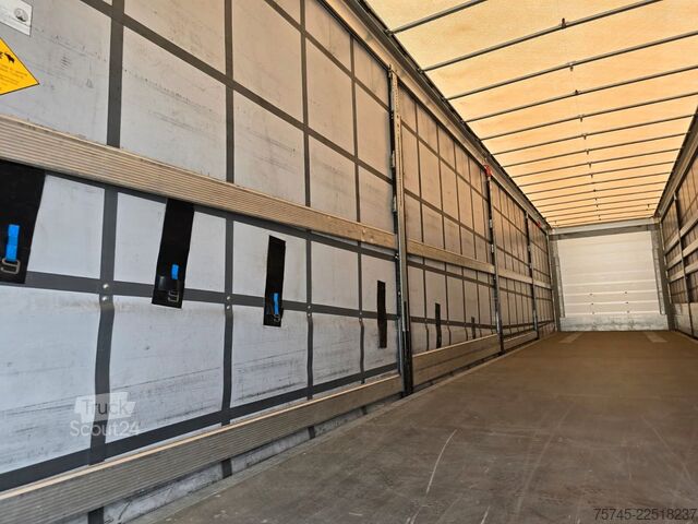 Semi-reboque aberto com lona SCHMITZ CARGOBULL SCB*S3 * PR.+PL. * PLANE UNBESCHRIFTET *