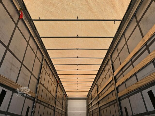 Semi-reboque aberto com lona SCHMITZ CARGOBULL SCB*S3 * PR.+PL. * PLANE UNBESCHRIFTET *
