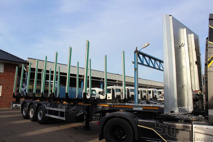 Medienos transporteris EuromixMTP HD Truck Solution Auflieger für den Transport v...