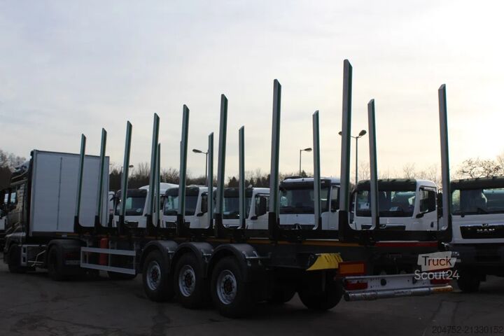 Medienos transporteris EuromixMTP HD Truck Solution Auflieger für den Transport v...