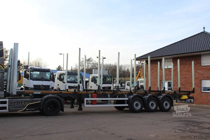 Medienos transporteris EuromixMTP HD Truck Solution Auflieger für den Transport v...