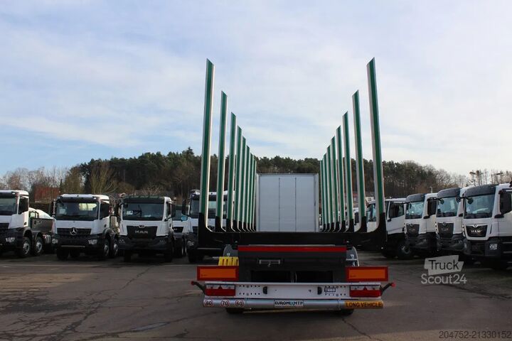 Medienos transporteris EuromixMTP HD Truck Solution Auflieger für den Transport v...