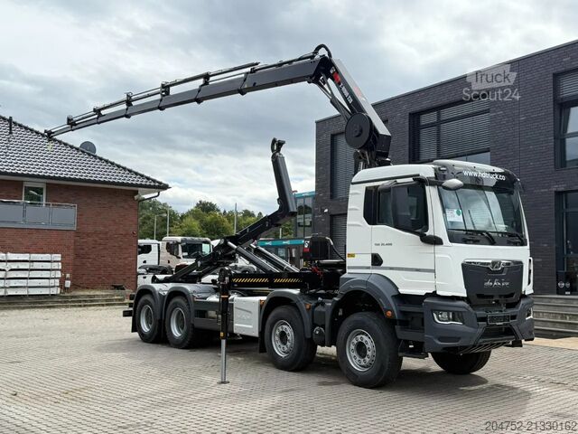 Hakenarmsystem MAN TGS 41.440 MAN TGS 41.440 8x4 Abrollkipper + Kr...