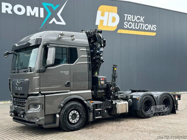Kranwagen MAN TGX 26.580 MAN TGX 26.580 6x4 Kran Hiab 302-6 +...