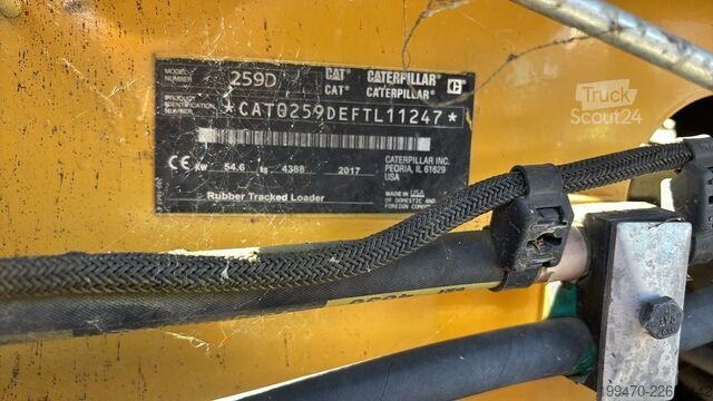 Încărcător compact pe șenile Caterpillar 259D