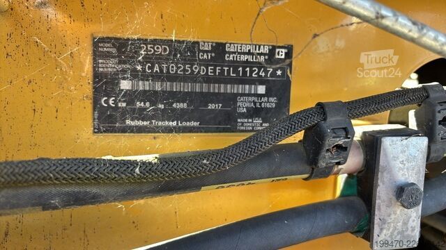 Încărcător compact pe șenile Caterpillar 259D