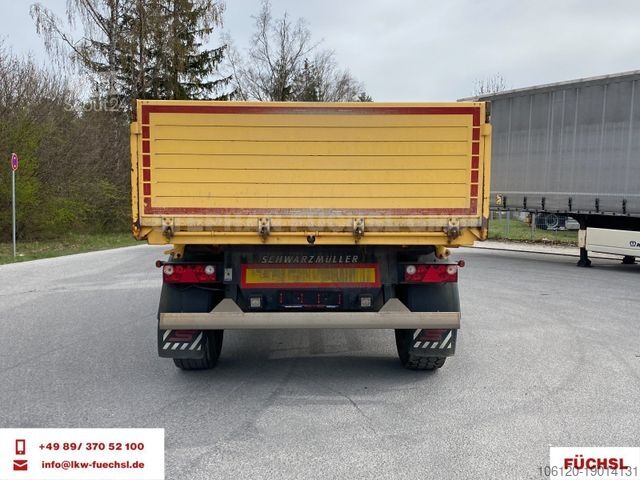 Three-way tipper trailer SCHWARZMÜLLER Baustoffkipper 3 seiten