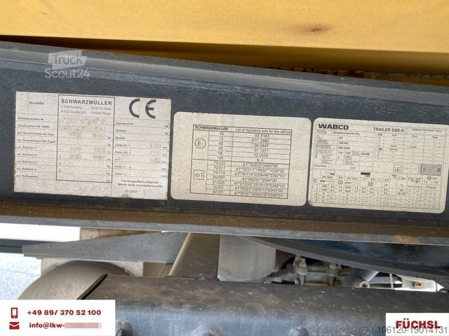 Three-way tipper trailer SCHWARZMÜLLER Baustoffkipper 3 seiten