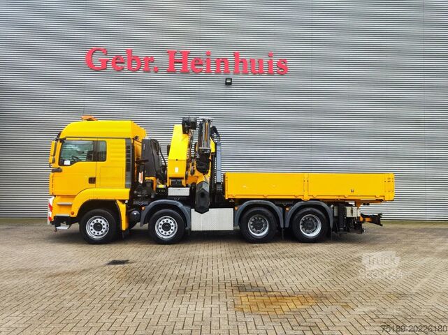 Camion-grue MAN TGA 35.480 8x4 Palfinger PK 85002 Jip Winch