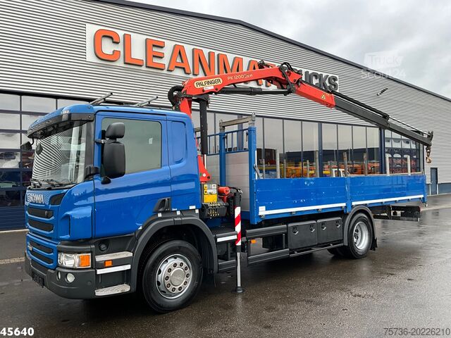 Camion-grue Scania P 280 Euro 6 Palfinger 12 Tonmeter laadkraan