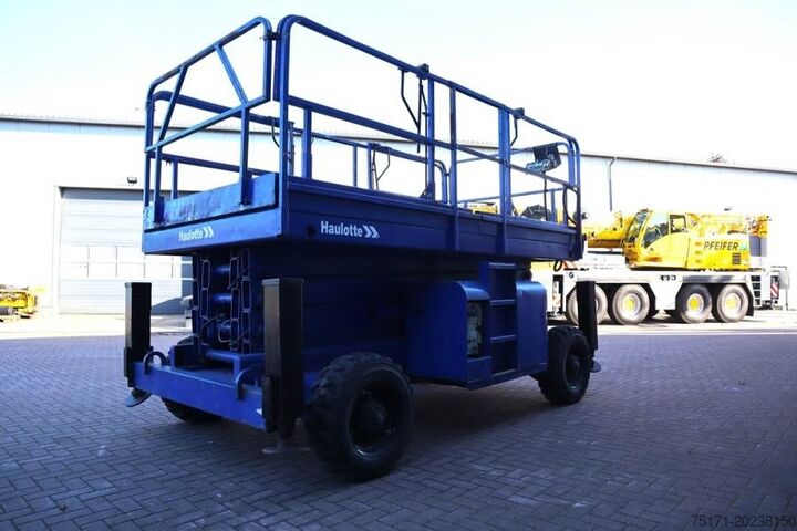 Škarjasto dvigalo Haulotte H15SX New Tyres, Diesel, 4x4 Drive, 15 Working Hei