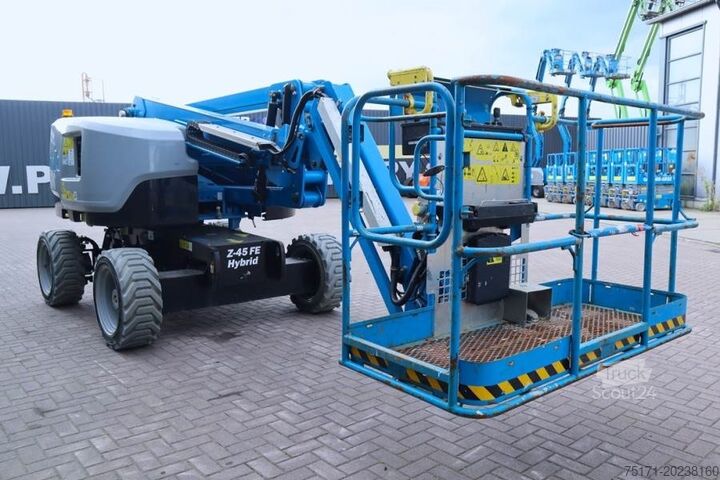 Plataforma de trabalho telescópica articulada Genie Z45FE/DC Hybrid Hybrid, 4x4 Drive, 16m Working Hei