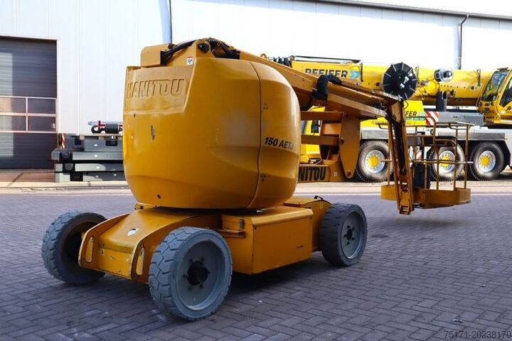 Plate-forme de travail télescopique articulée Manitou 150AETJ Electric, 15m Working Height, 6.5m Reach,