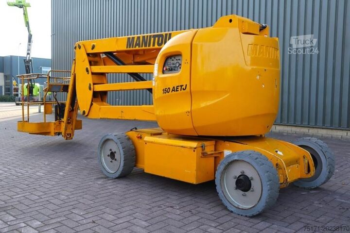 Plate-forme de travail télescopique articulée Manitou 150AETJ Electric, 15m Working Height, 6.5m Reach,