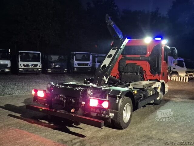 Telehoist ladekrog bil man TGL 8.190 Feuerwehrfahrzeug City Abrollkipper