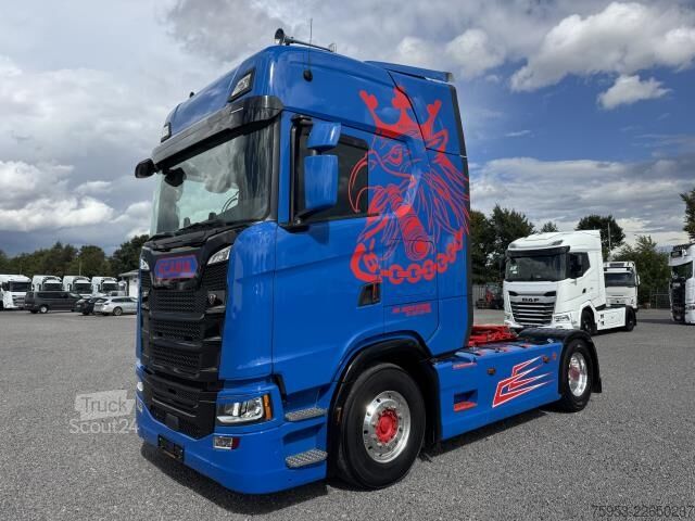 Tractor estándar Scania S 520 V8 4x2 Luft / Luft Leder LED Retrader