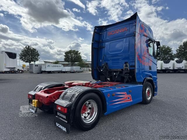 Tractor estándar Scania S 520 V8 4x2 Luft / Luft Leder LED Retrader