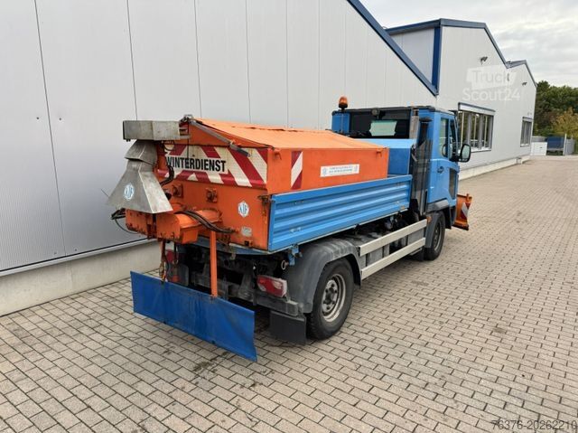 Benne tri-benne MULTICAR FUMO CARRIER 4x4 mit Schneeschild + Silostreuer