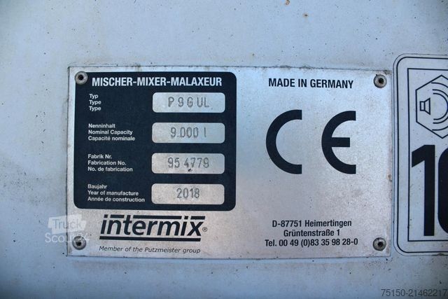 Betonmischer LKW MERCEDES-BENZ 3240 8x4 BB - Intermix 9m³ - Nr.: 327