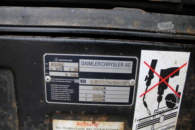 Dreiseitenkipper MERCEDES-BENZ 814 DK - Meiller - Nr.: 117