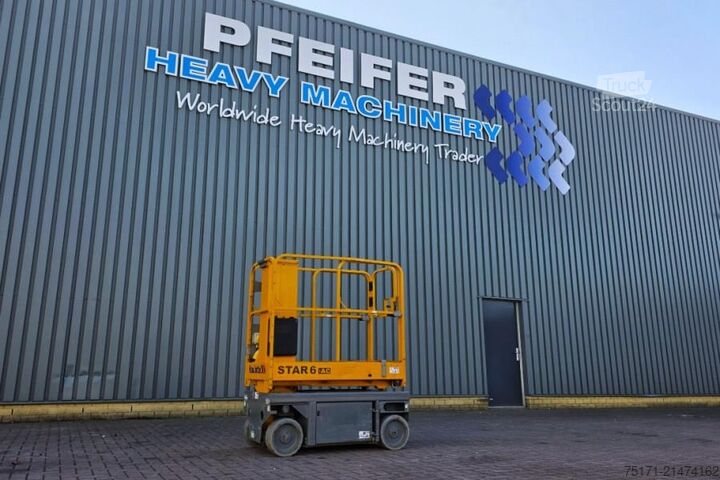 Pont élévateur à ciseaux Haulotte Star 6 Electric, Non Marking Tyres, 5.8m Working H